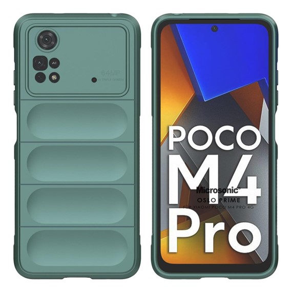 Microsonic Xiaomi Poco M4 Pro 4G Kılıf Oslo Prime Yeşil 1