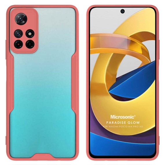 Microsonic Xiaomi Poco M4 Pro Kılıf Paradise Glow Pembe 1