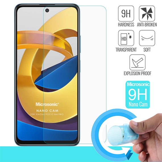Microsonic Xiaomi Poco M4 Pro Nano Glass Cam Ekran Koruyucu 2