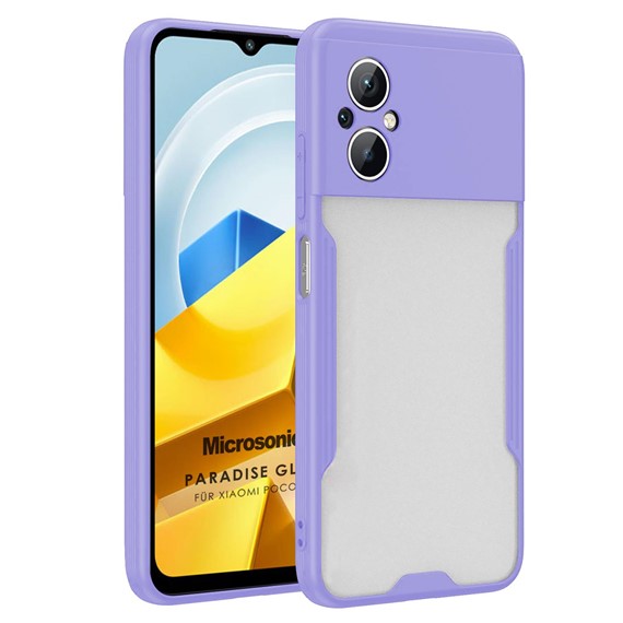 Microsonic Xiaomi Poco M5 Kılıf Paradise Glow Lila 1