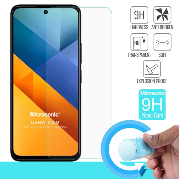 Microsonic Xiaomi Poco M6 Pro 5G Nano Glass Cam Ekran Koruyucu 2