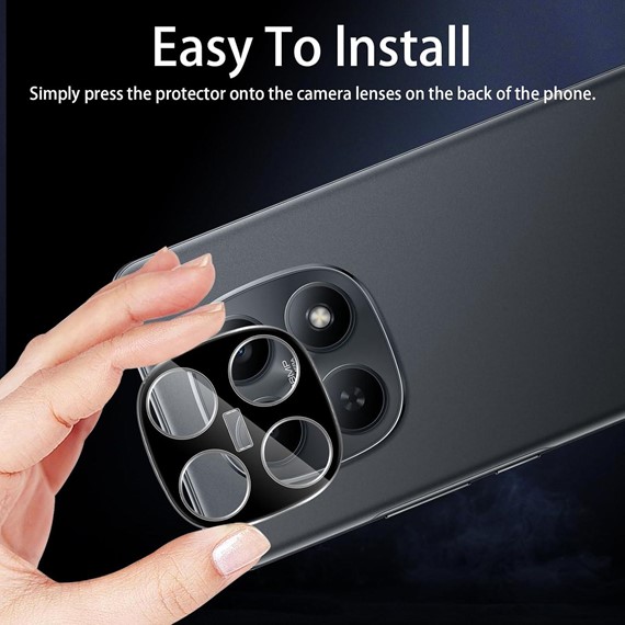 Microsonic Xiaomi Redmi Note 15 5G Kamera Lens Koruma Camı Şeffaf 2
