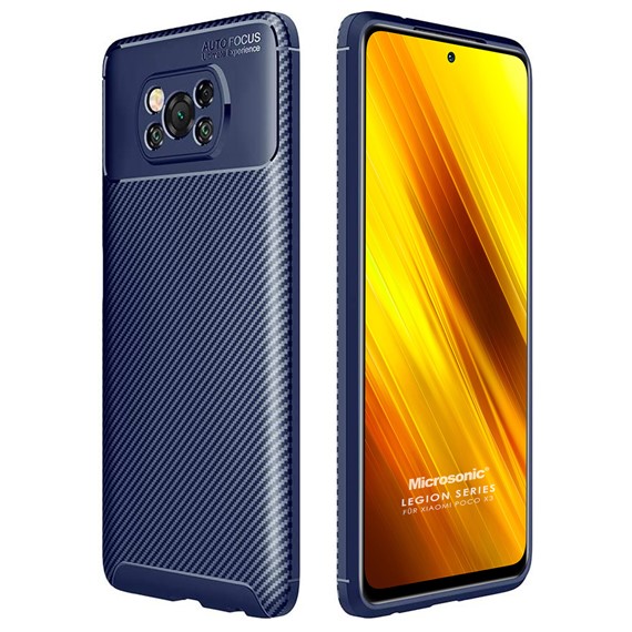 Microsonic Xiaomi Poco X3 NFC Kılıf Legion Series Lacivert 1