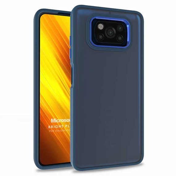 Microsonic Xiaomi Poco X3 Pro Kılıf Bright Planet Lacivert 1