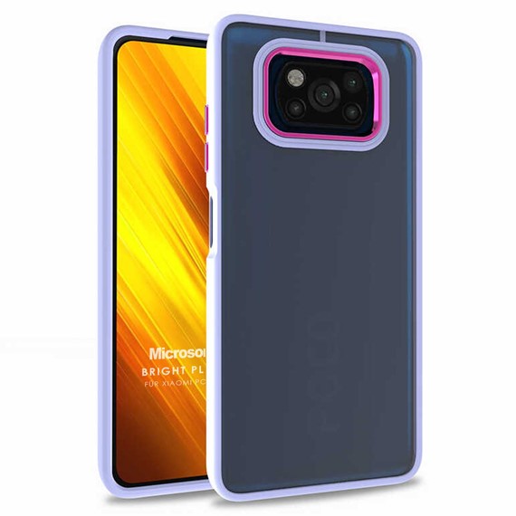 Microsonic Xiaomi Poco X3 Pro Kılıf Bright Planet Lila 1