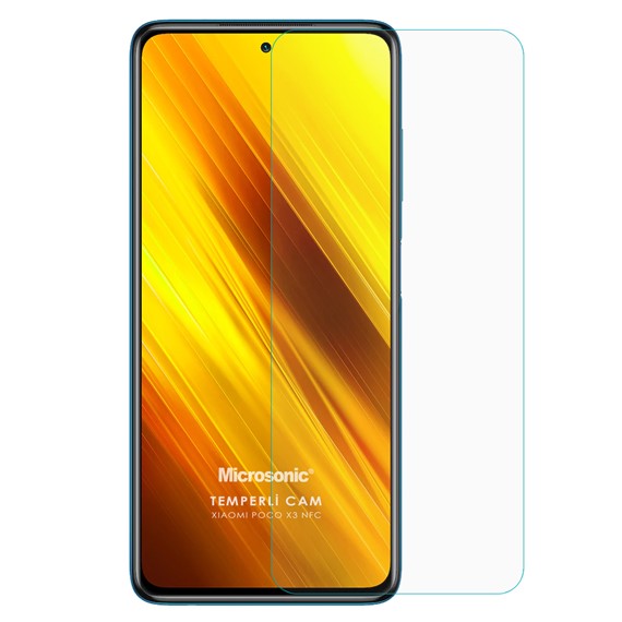 Microsonic Xiaomi Poco X3 Pro Tempered Glass Cam Ekran Koruyucu 2