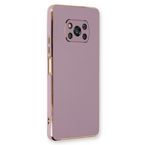 Microsonic Xiaomi Poco X3 Pro Kılıf Olive Plated Lila 1