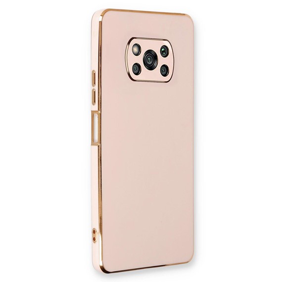 Microsonic Xiaomi Poco X3 NFC Kılıf Olive Plated Pembe 1