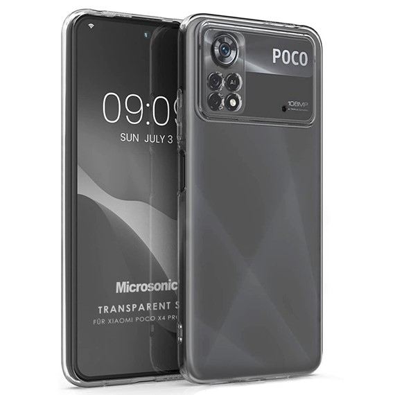 Microsonic Xiaomi Poco X4 Pro 5G Kılıf Transparent Soft Şeffaf 1