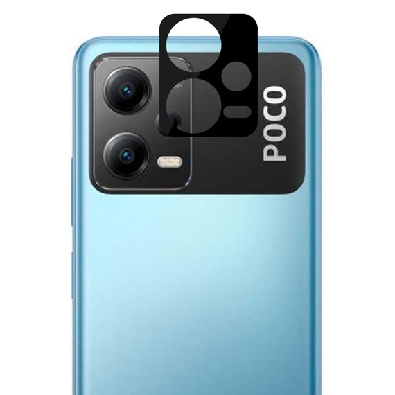 Microsonic Xiaomi Poco X5 5G Kamera Lens Koruma Camı V2 Siyah 1