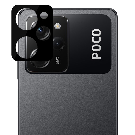 Microsonic Xiaomi Poco X5 Pro Kamera Lens Koruma Camı V2 Siyah 1
