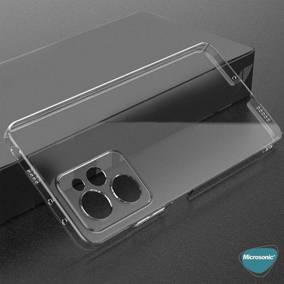 Microsonic Xiaomi Poco X5 Pro Kılıf Transparent Soft Şeffaf 3