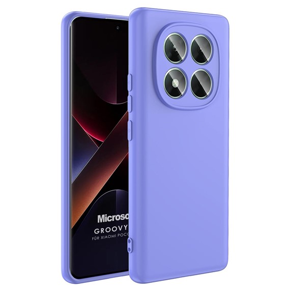 Microsonic Xiaomi Poco X7 Kılıf Groovy Soft Lila 1