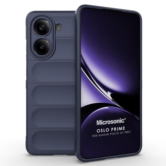 Microsonic Xiaomi Poco X7 Pro Kılıf Oslo Prime Lacivert 1