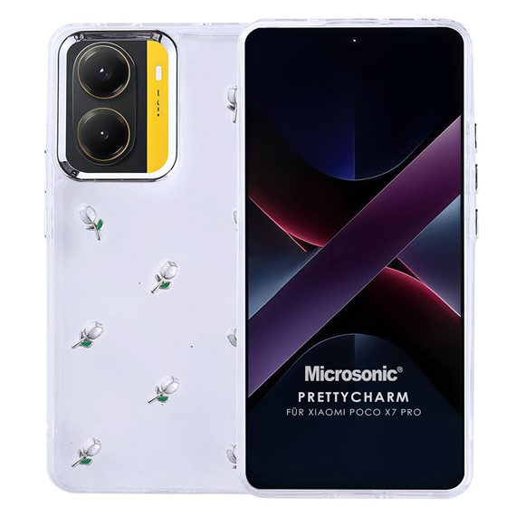 Microsonic Xiaomi Poco X7 Pro Kılıf PrettyCharm Tulip 1