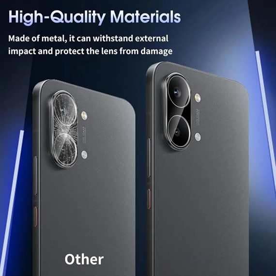 Microsonic Xiaomi Poco X8 Pro Kamera Lens Koruma Camı Siyah 2