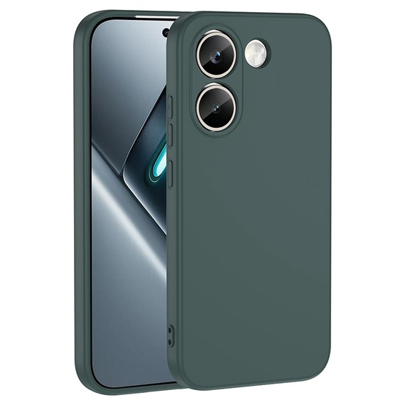 Microsonic Xiaomi Poco X8 Pro Kılıf Groovy Soft Koyu Yeşil 1