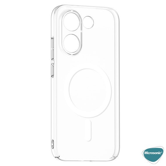 Microsonic Xiaomi Poco X8 Pro Kılıf MagSafe Clear Sararmaz Şeffaf 2
