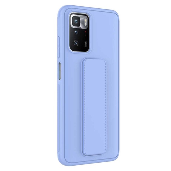 Microsonic Xiaomi Redmi 10 Kılıf Hand Strap Mavi 2