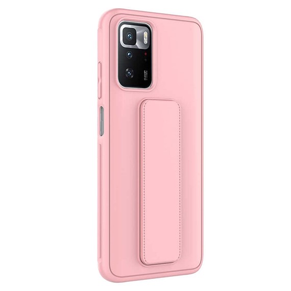 Microsonic Xiaomi Redmi Note 11 4G Kılıf Hand Strap Pembe 2