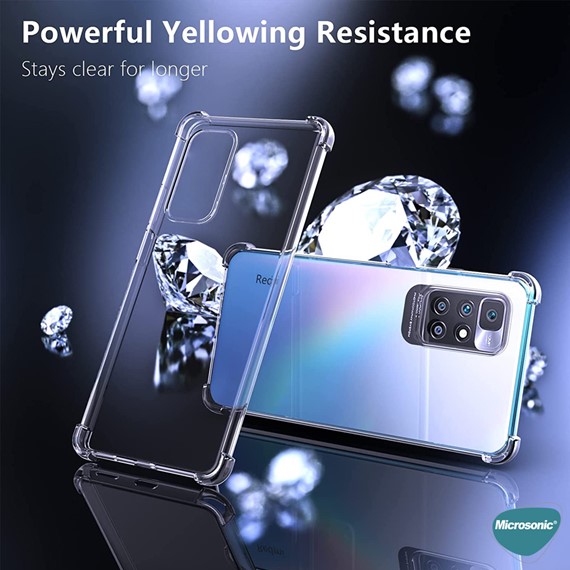 Microsonic Xiaomi Redmi 10 Kılıf Shock Absorbing Şeffaf 2