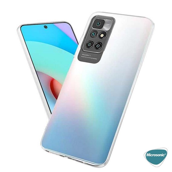 Microsonic Xiaomi Redmi 10 2022 Kılıf Transparent Soft Şeffaf 3