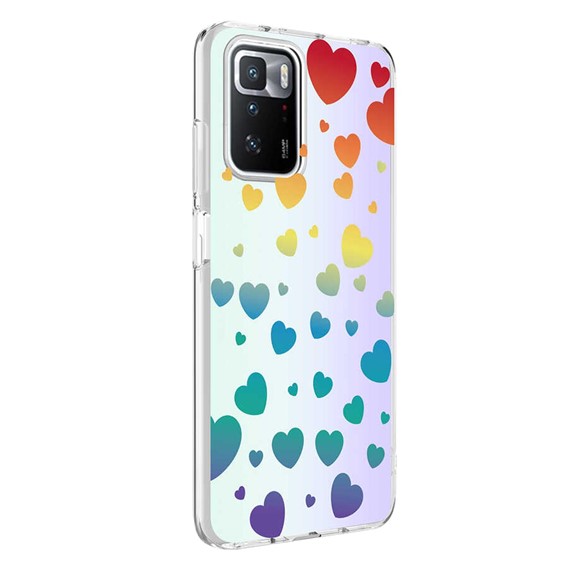 Microsonic Xiaomi Redmi 10 Braille Feel Desenli Kılıf Heart 2