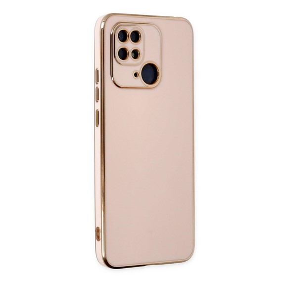 Microsonic Xiaomi Poco C40 Kılıf Olive Plated Pembe 1