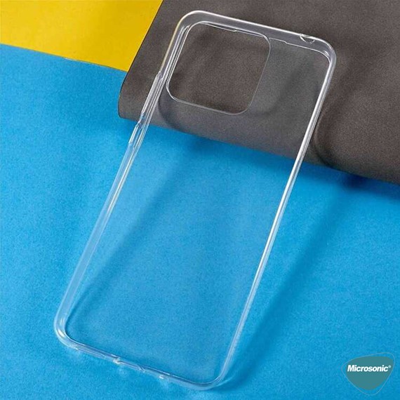 Microsonic Xiaomi Redmi 10C Kılıf Transparent Soft Şeffaf 5