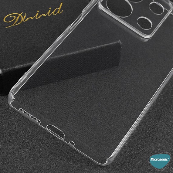 Microsonic Xiaomi Poco X6 5G Kılıf Transparent Soft Şeffaf 7