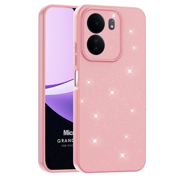 Microsonic Xiaomi Poco C65 Kılıf Grand Stardust Pembe 1