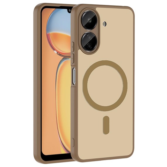 Microsonic Xiaomi Redmi 13C Kılıf MagSmoke Neo Gold 1