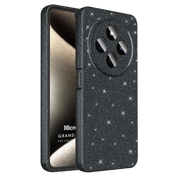 Microsonic Xiaomi Redmi 14C Kılıf Grand Stardust Siyah 1