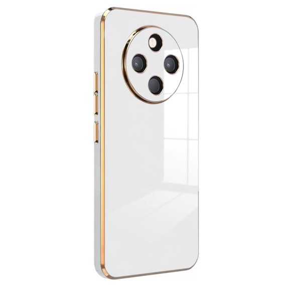 Microsonic Xiaomi Redmi 14C Kılıf Olive Plated Beyaz 1