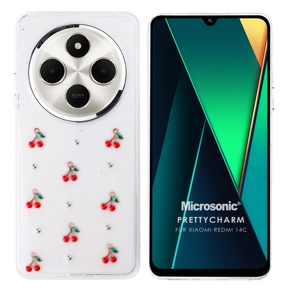 Microsonic Xiaomi Redmi 14C Kılıf PrettyCharm Cherry 1