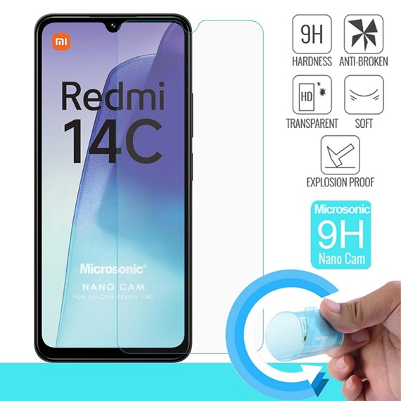 Microsonic Xiaomi Redmi A4 Nano Glass Cam Ekran Koruyucu 2
