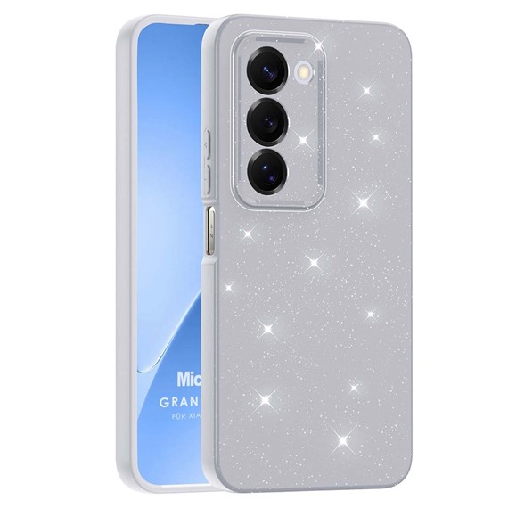 Microsonic Xiaomi Redmi 15 Kılıf Grand Stardust Gümüş 1