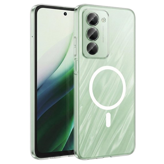 Microsonic Xiaomi Redmi 15 Kılıf MagSafe Clear Sararmaz Şeffaf 1