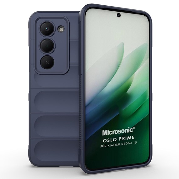 Microsonic Xiaomi Redmi 15 Kılıf Oslo Prime Lacivert 1