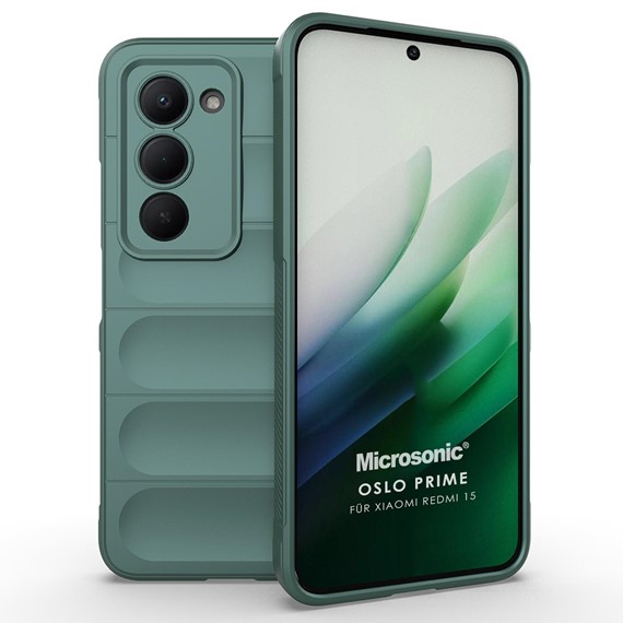 Microsonic Xiaomi Redmi 15 Kılıf Oslo Prime Yeşil 1