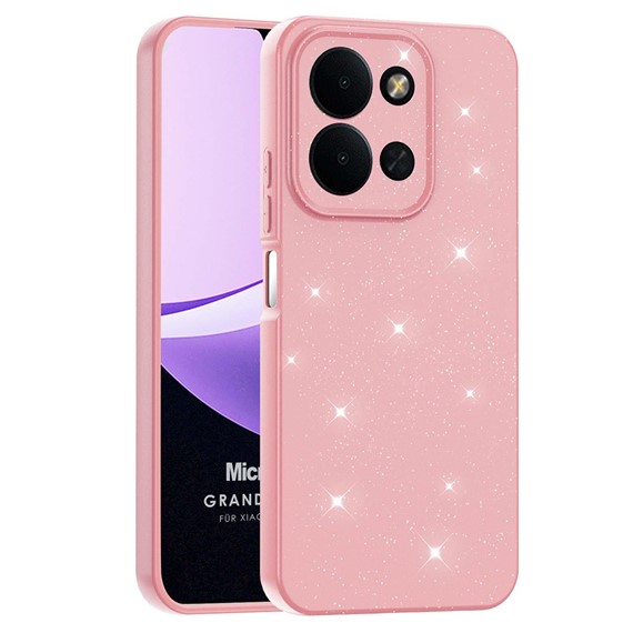 Microsonic Xiaomi Redmi 15C Kılıf Grand Stardust Pembe 1
