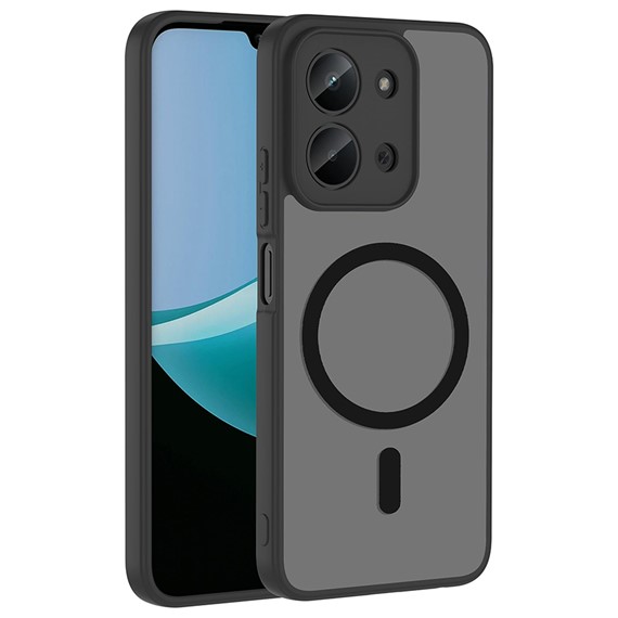 Microsonic Xiaomi Redmi 15C Kılıf MagSmoke Neo Siyah 1