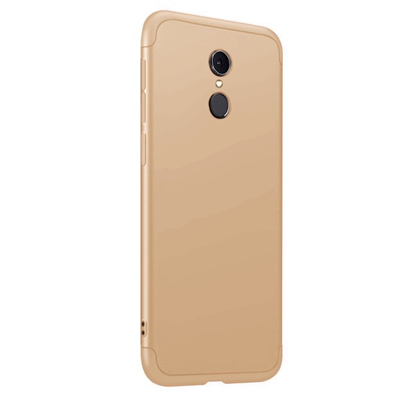 Microsonic Xiaomi Redmi 5 Kılıf Double Dip 360 Protective Gold 2