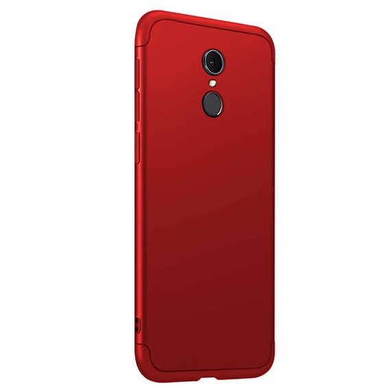 Microsonic Xiaomi Redmi 5 Plus Kılıf Double Dip 360 Protective Kırmızı 2