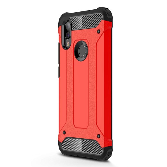 Microsonic Xiaomi Redmi 7 Kılıf Rugged Armor Kırmızı 2