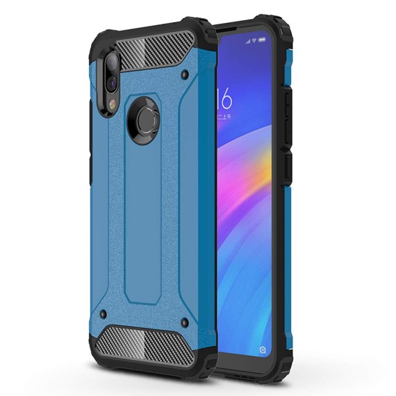 Microsonic Xiaomi Redmi 7 Kılıf Rugged Armor Mavi 1