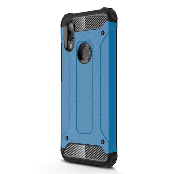 Microsonic Xiaomi Redmi 7 Kılıf Rugged Armor Mavi 2