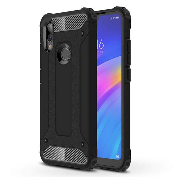 Microsonic Xiaomi Redmi 7 Kılıf Rugged Armor Siyah 1