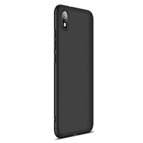 Microsonic Xiaomi Redmi 7A Kılıf Double Dip 360 Protective Siyah 2