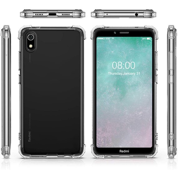 Microsonic Shock Absorbing Kılıf Xiaomi Redmi 7A Şeffaf 5